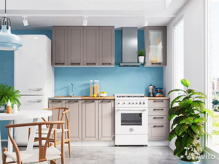 Кухня Кельн корпус шнзя 500 бел фасад шнзя 500 соф