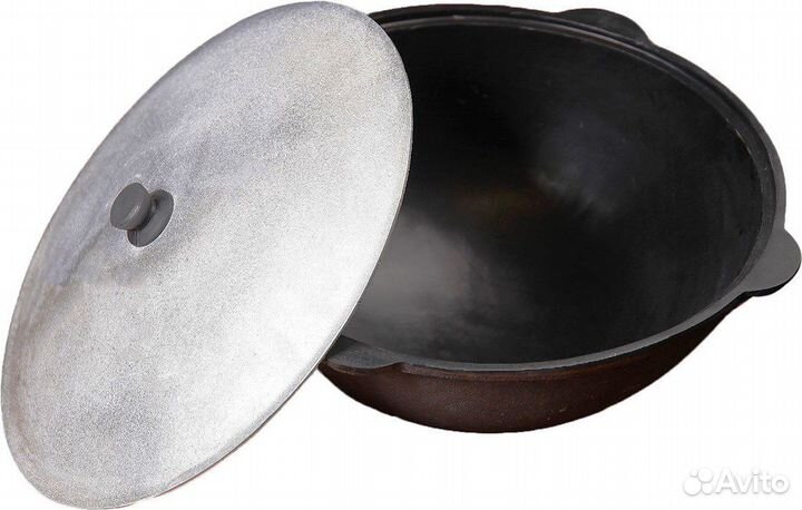 Казан чугунный с печью