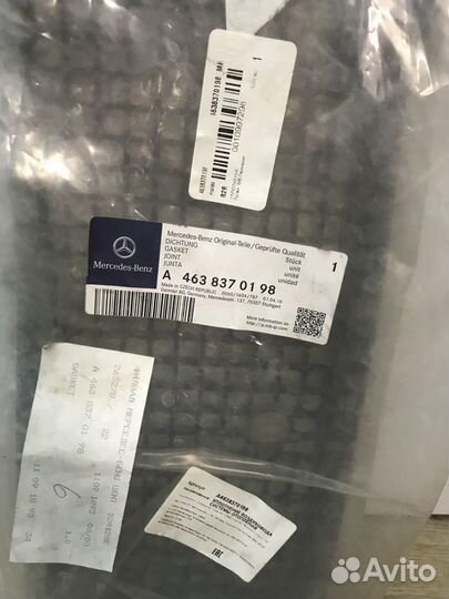 Уплотнение воздуховода системы Mercedes-Benz