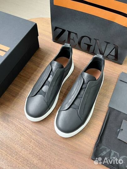 Мужские Кроссовки zegna triple stitch