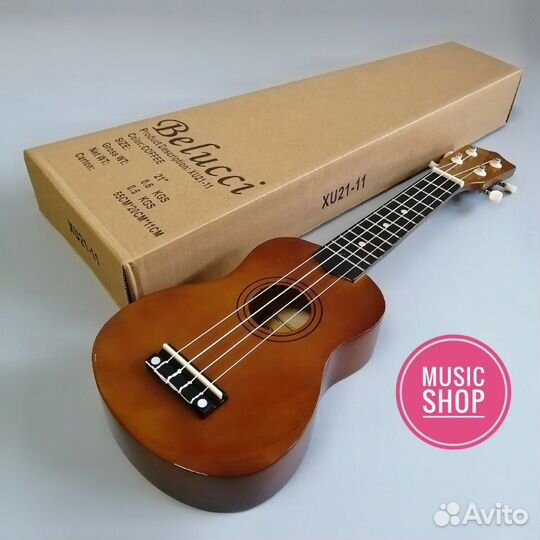Гавайская гитара укулеле новая