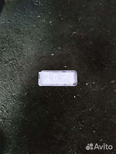 Фонарь подсветки номера peugeot 207