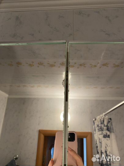 Шкаф навесной зеркальный с подсветкой IKEA