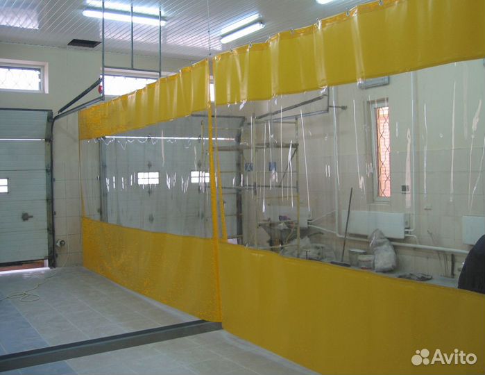 Шторы для предприятий и автомоек