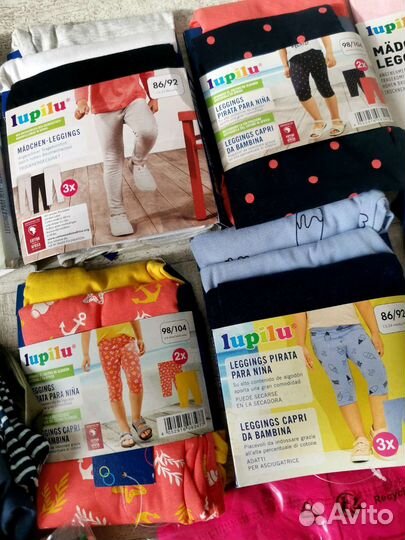 Сток оптом детские легенсы, лосины из Европы