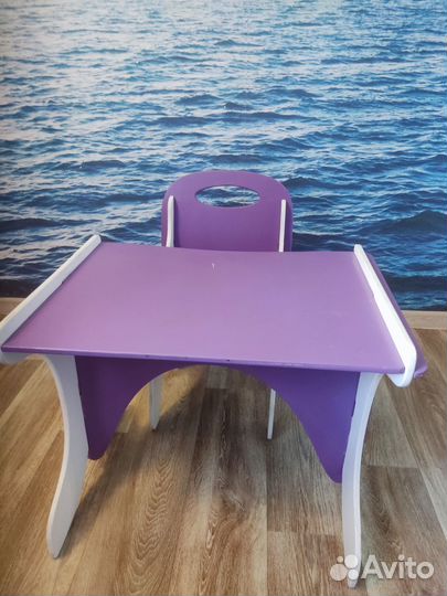 Детский стол и стульчик