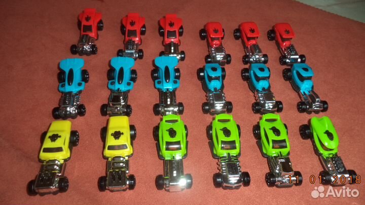 Модели автомобилей из киндер-сюрприза хот-вилс