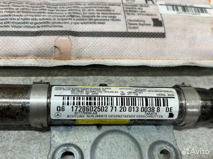 Подушка безопасности шторка Mercedes Slk W172