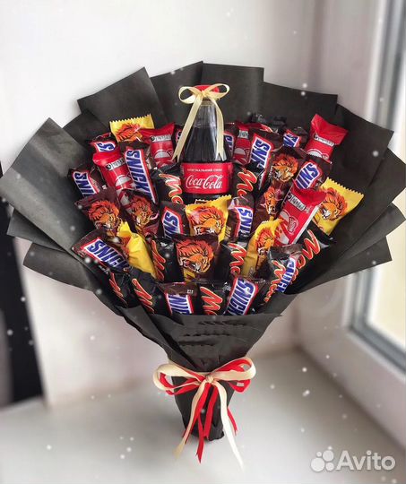 Сладкие букеты, букет из орехов, букет из сыра