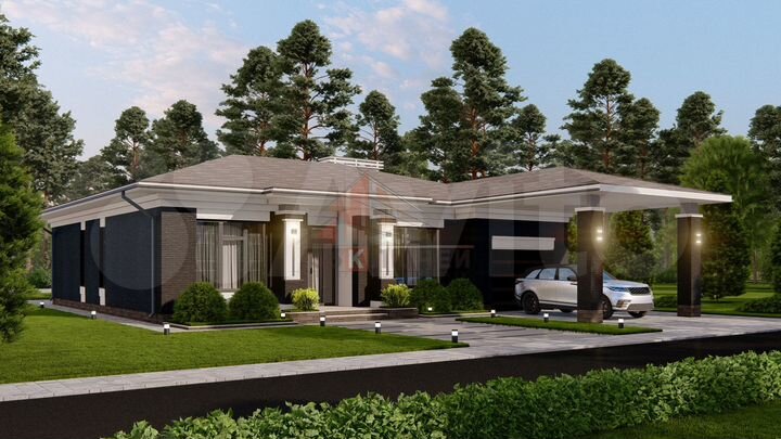 Коттедж 157,7 м² на участке 10,8 сот.