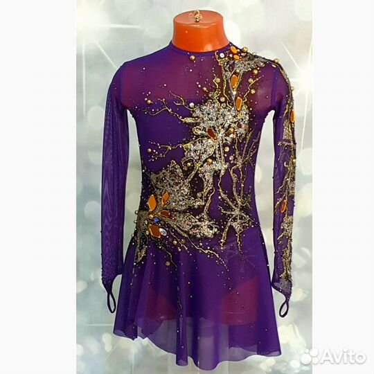 Платье для фигурного катания (130-135-145 см)