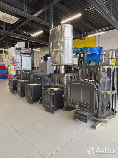 Печь для бани. Отопительная печь. Дымоход