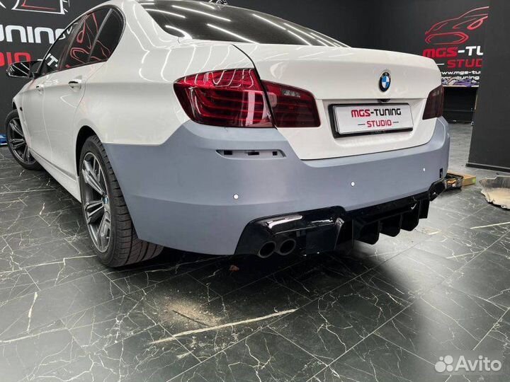 Диффузор стиль M5 Competition BMW 5 серия F10 ф10