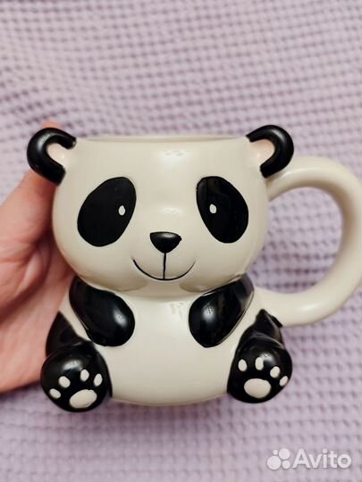 Кашпо панда для суккулентов