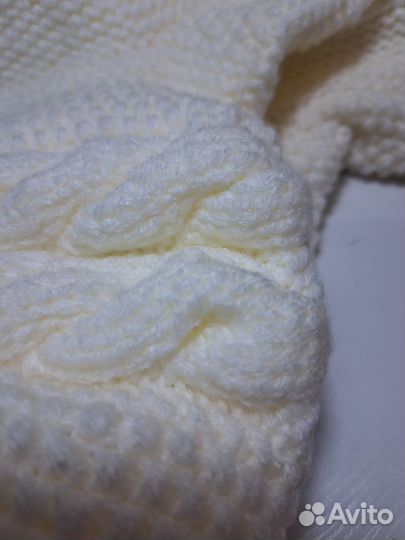 Шерстяные носки ручной вязки