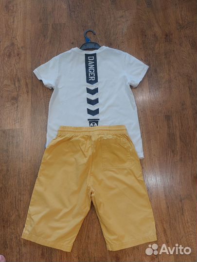 Футболка gulliver 140 +шорты