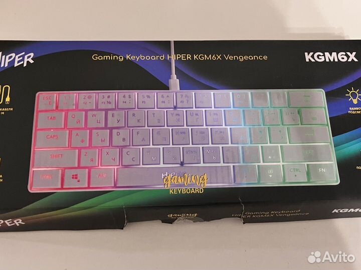 Клавиатура Keyboard hiper KGM6X. Новая