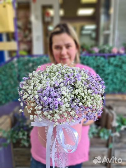 Гипсофила букет цветы