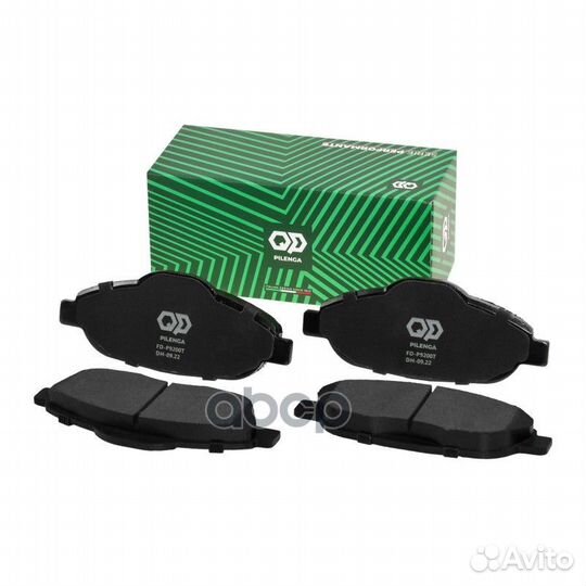 Колодки тормозные peugeot 308 07/3008 09- уси