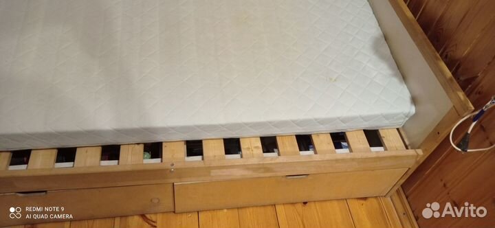 Детская кровать IKEA с матрасом