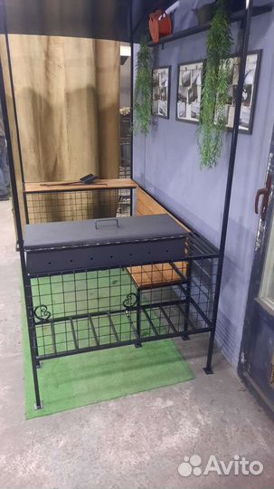 Мангал с крышей от производителя