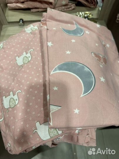 Бортики в детскую кроватку