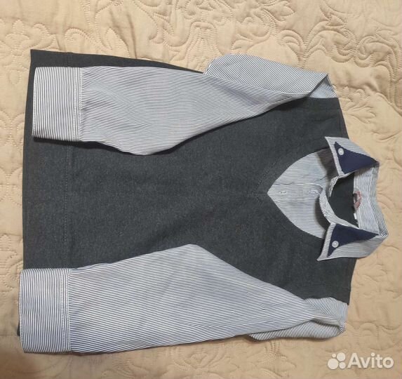 Рубашка школьная, жилетка