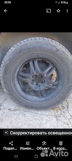 Шины 225 65 17, also 363 goodrite 2023г износ 5%