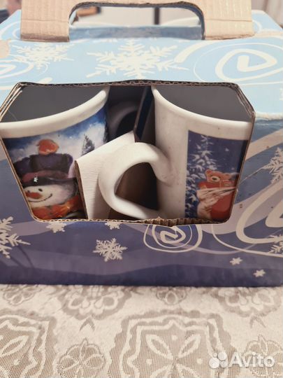 Набор кружек новогодних