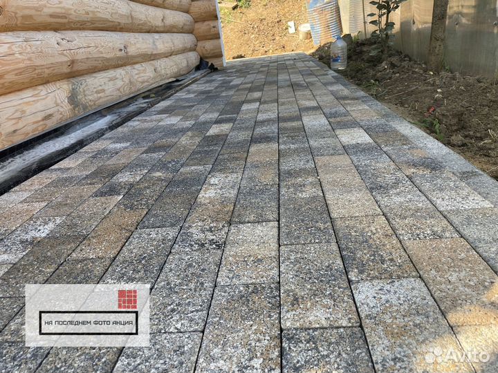 Тротуарная плитка для дома 4см