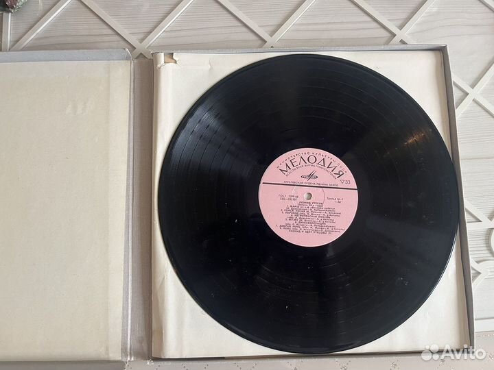 Пластинки для патефона 1929-1946 год