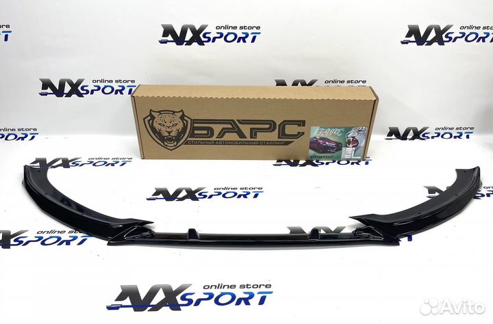 Губа на бампер сплиттер “Барс” Веста