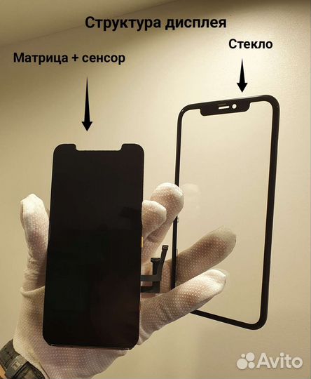 Замена стекла дисплея iPhone, iPad, apple watch