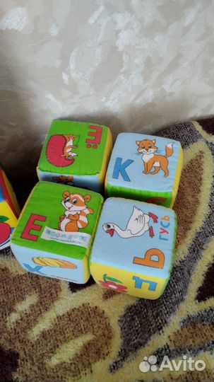 Кубики Мякиши 19 штук