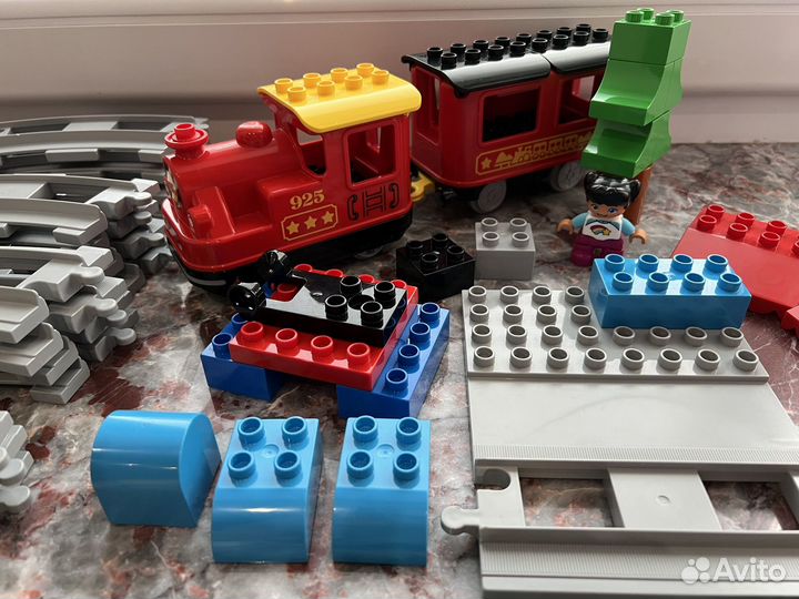 Оригинал lego Duplo 10874 Поезд