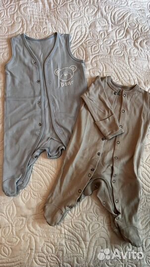 Вещи пакетом для мальчика от 0-1-2