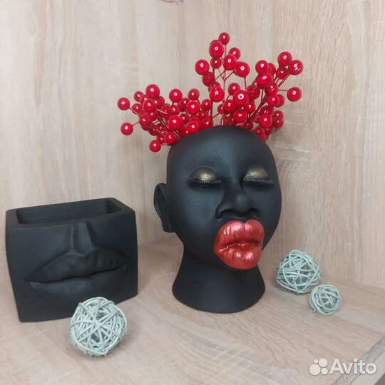 Кашпо из гипса. Гипсовое кашпо. Изделия из гипса