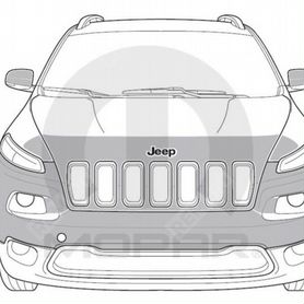 Антигравийная пленка Jeep Cherokee KL