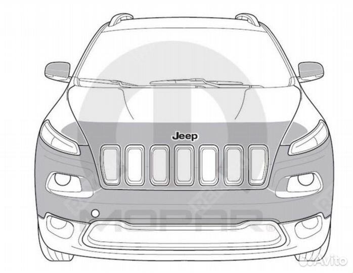 Антигравийная пленка Jeep Cherokee KL