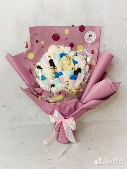 Детский букет. Съедобный букет