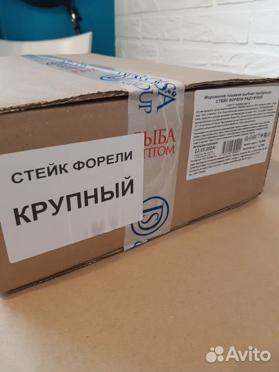 Стейки форели крупный