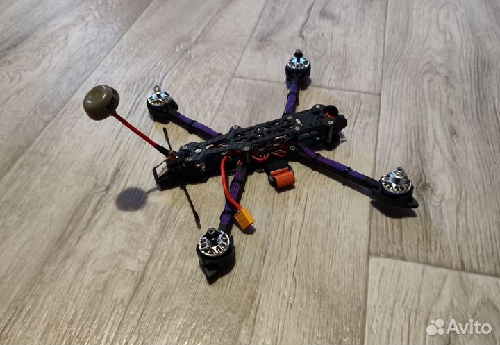 FPV квадрокоптер дальнолет 7