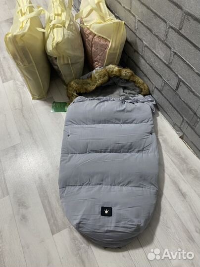 Конверт в коляску (черный и серый выбор )