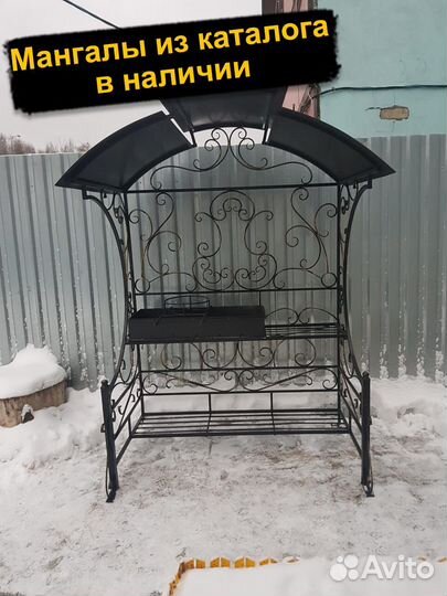 Мангал с печкой