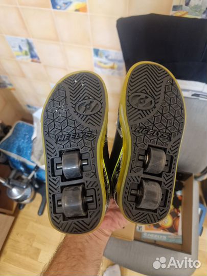 Роликовые кроссовки heelys рр. 30 (17см)