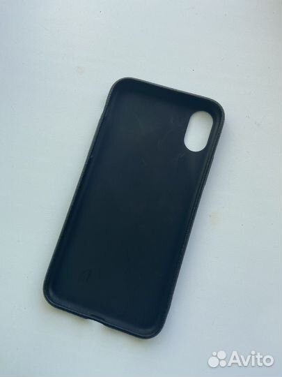 Чехол на iPhone 10 кожаный