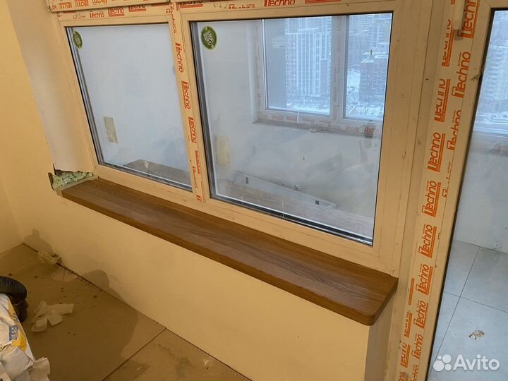 Подоконник деревянный