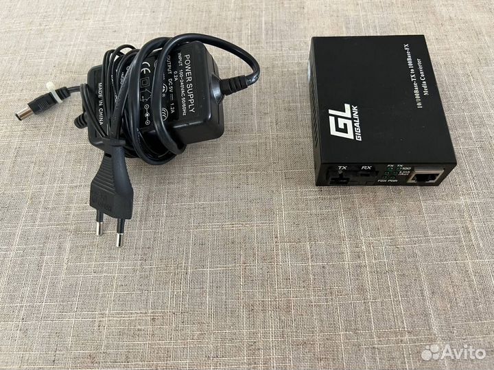 Медиаконвертер gigalink GL-MC-utpf-SC1F-18SM-1550