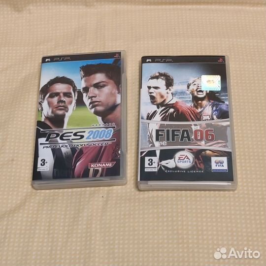Футбол на PSP FIFA 06 PES 2008