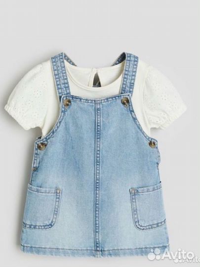 Летний комплект для девочки hm 68,80